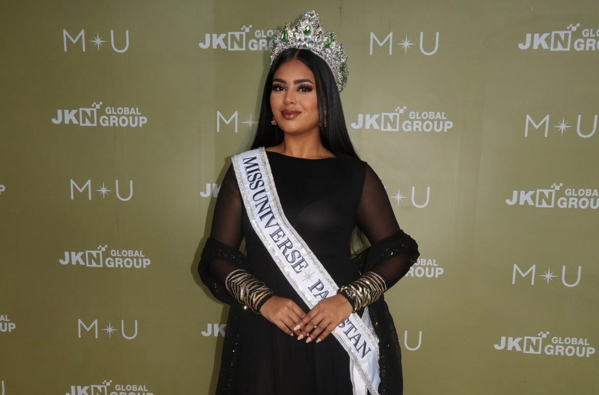 Miss Universe Pakistan Roma Riaz in Tabassum for Miss Universe’s Openi